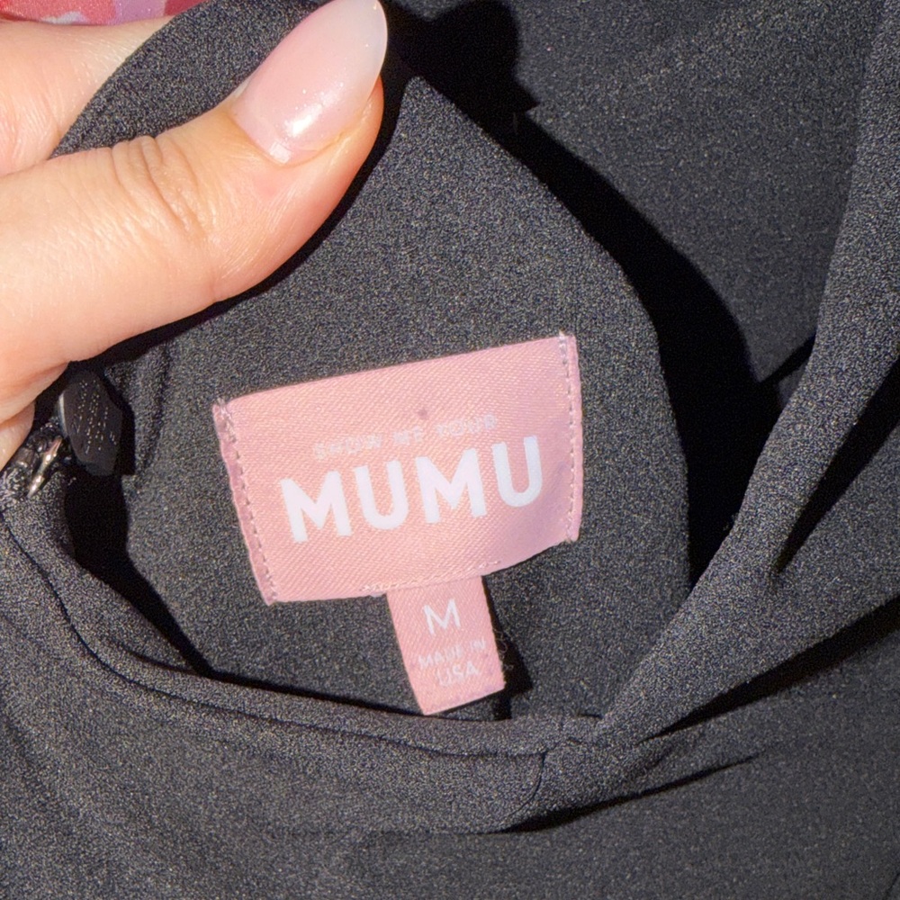 Show me your MUMU Black Maxi slit dress - Picture 2 of 3